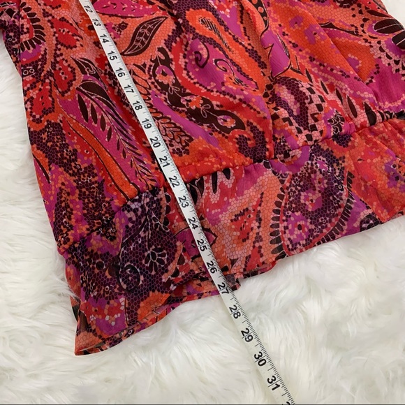 Apt. 9 Floral Square Neck Blouse Top - Picture 12 of 13